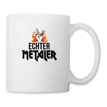 véritable Metal Fan Heavy Metal - Mug blanc - blanc - Droite