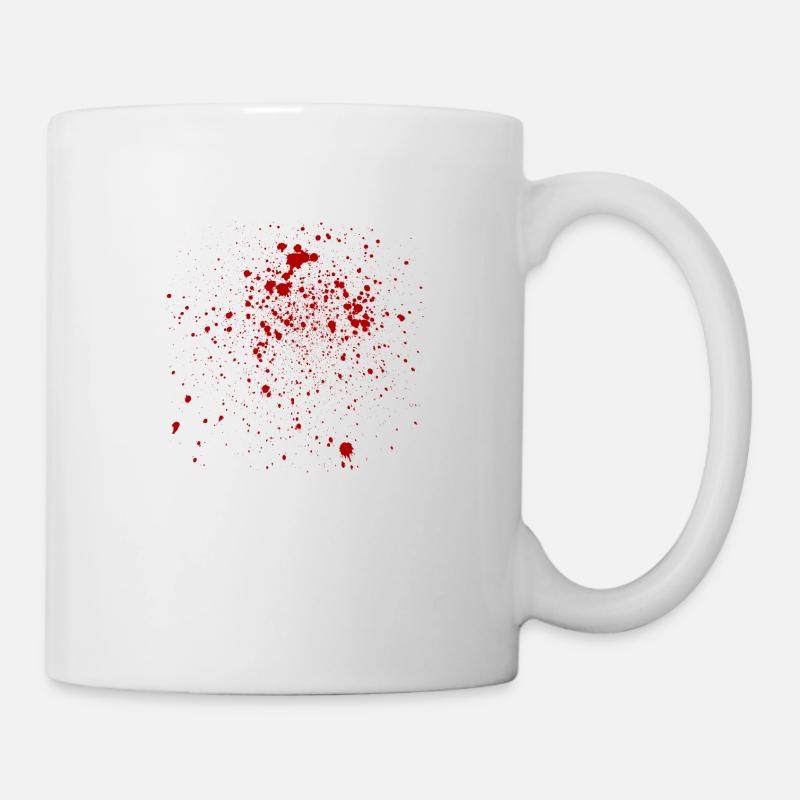 Blood - Blut - Tasse - Weiß