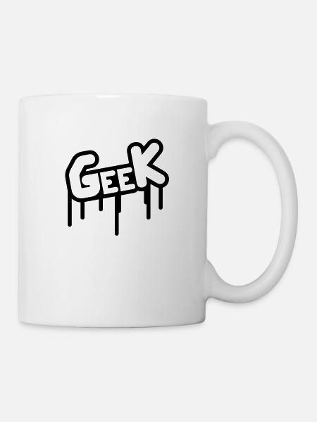 geek_graffiti - Tasse - Weiß