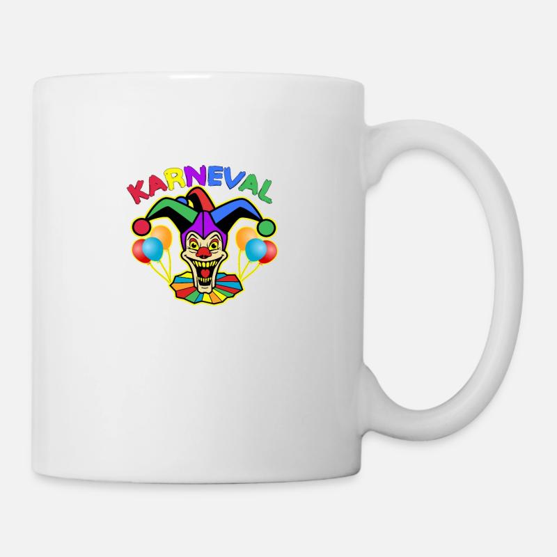 Karneval - Tasse - Weiß