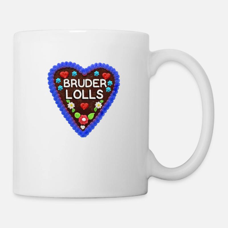 Bruder Lolls - Tasse - Weiß