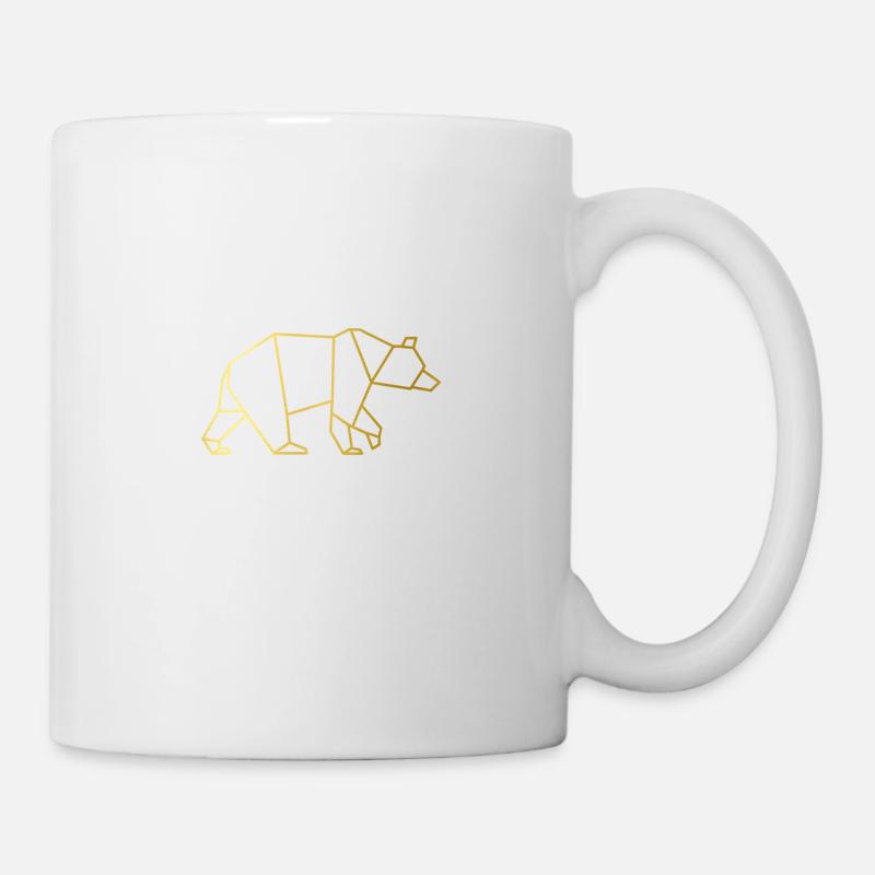 Refroidir la conception d'un ours. Conception de l'ours. - Mug blanc - blanc