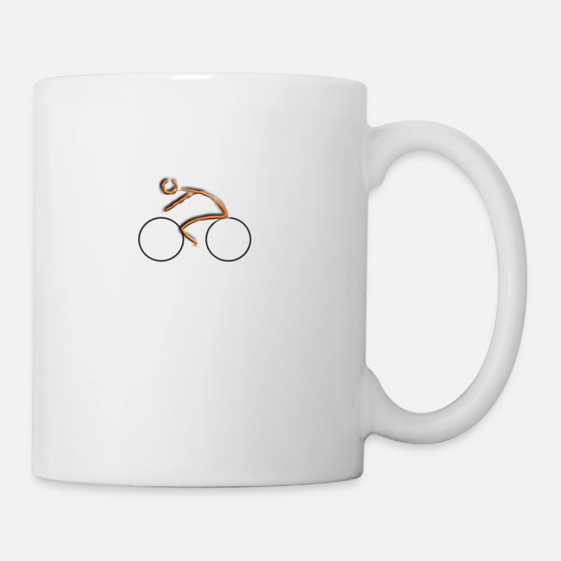 Radfahrer - Tasse - Weiß