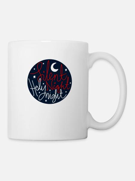 Nuit silencieuse Nuit sainte - Mug blanc - blanc