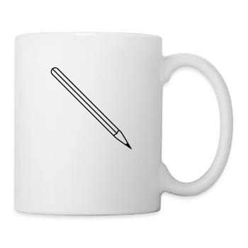 pencil - Tasse - Weiß - Rechts
