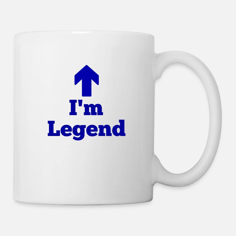 Je suis légende, légende - Mug blanc - blanc