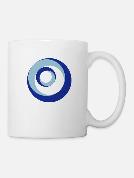 anneaux !!! - Mug blanc - blanc