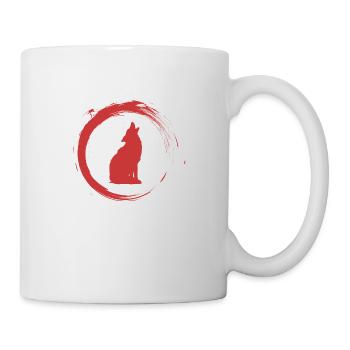 loup - Mug blanc - blanc - Droite