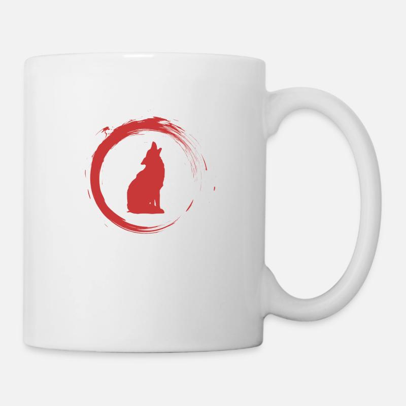 Wolf - Tasse - Weiß