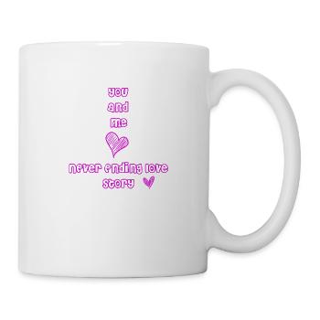 Toi et moi Histoire d'amour cadeau romantique - Mug blanc - blanc - Droite