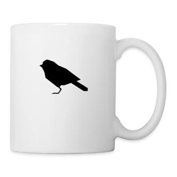 oiseau - Mug blanc - blanc - Droite