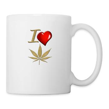 Cannabis - Tasse - Weiß - Rechts