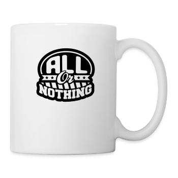 all_or_nothing_design_t1 - Mug - white - Right