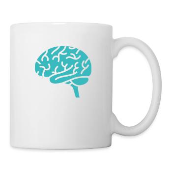 anatomie cérébrale organe du corps médecine humaine cellules - Mug blanc - blanc - Droite