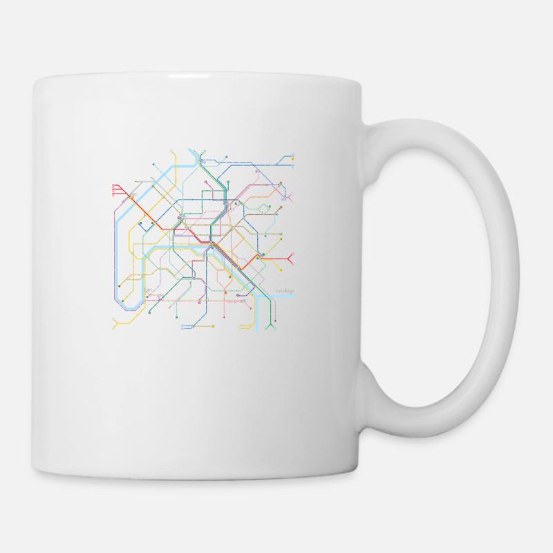 metro - Tasse - Weiß