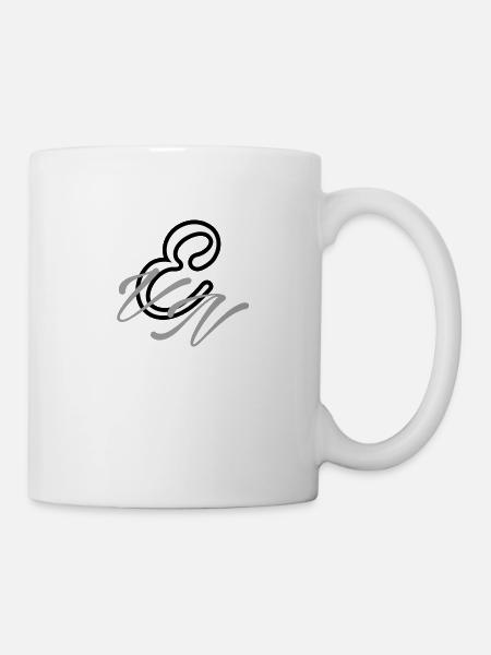 Klassisches EVN Logo Design - Tasse - Weiß