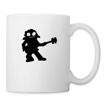 basse guitariste - Mug blanc - blanc - Droite