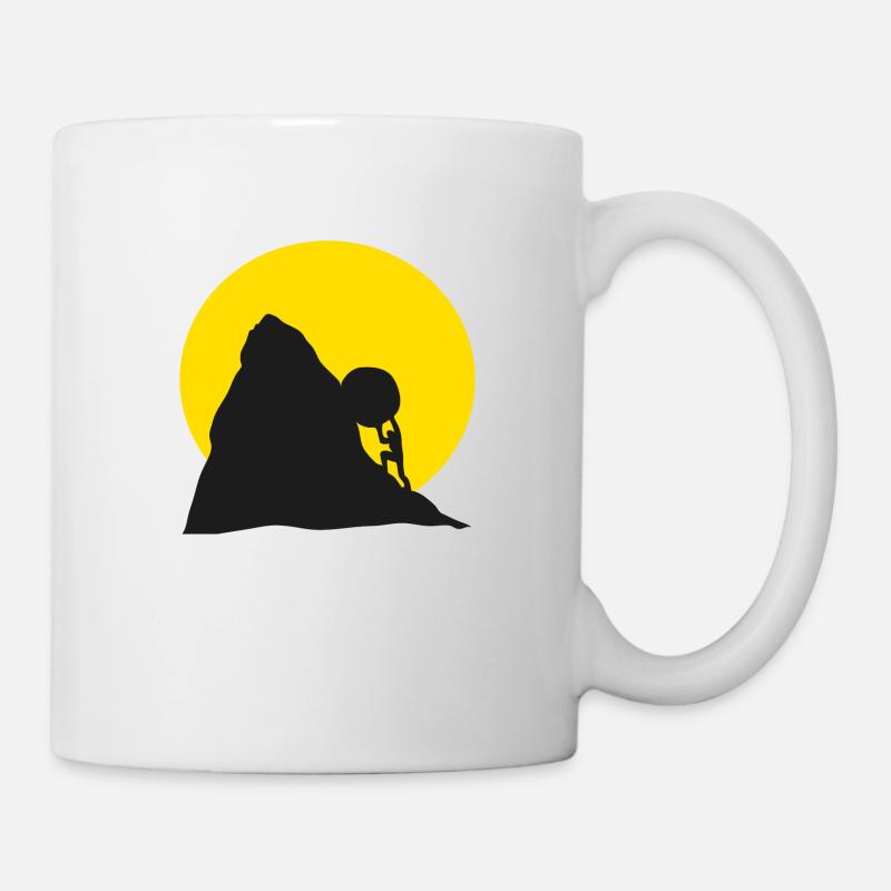 Sisyphus - Tasse - Weiß