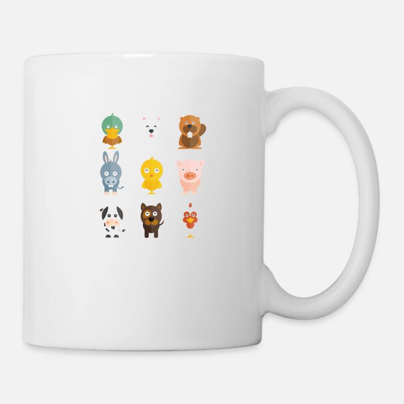 Farm Animals - Mug - white