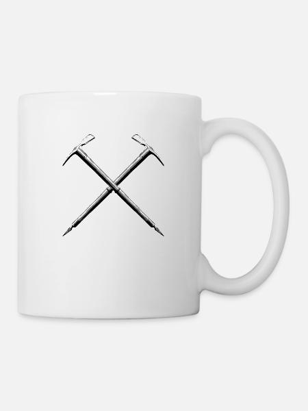 Ice Axes - Tasse - Weiß