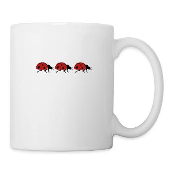 Marienkäfer - Tasse - Weiß - Rechts