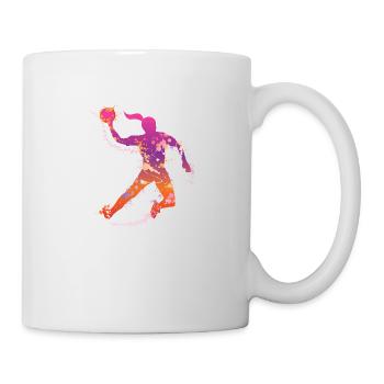 handball female uk - Mug - white - Right