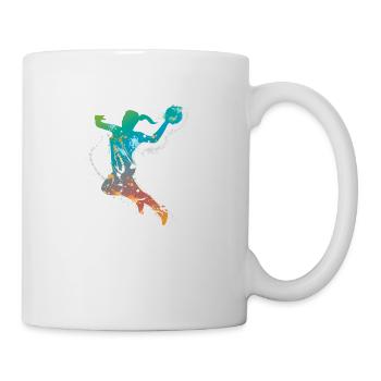 handball female uk - Mug - white - Right