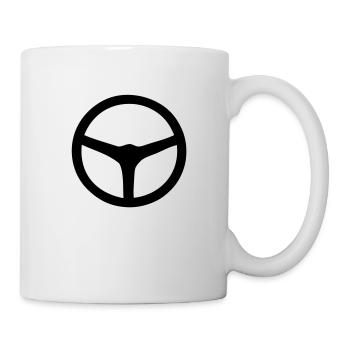 steering wheel rad ruota rueda1 - Mug - white - Right