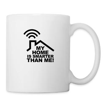 Smarthome - Ma maison est plus intelligente que moi! Funshirt - Mug blanc - blanc - Droite