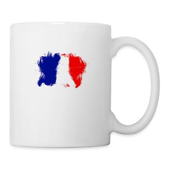 France France drapeau - Mug blanc - blanc - Droite