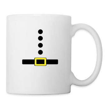 ceinture - Mug blanc - blanc - Droite