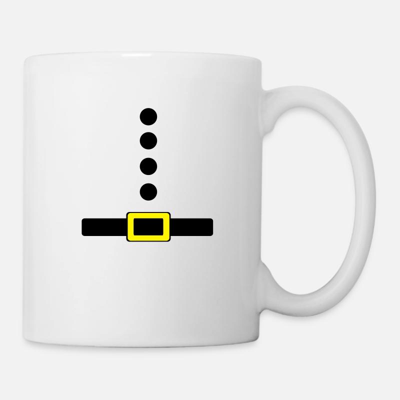 ceinture - Mug blanc - blanc