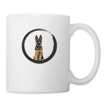 German shepherd - Tasse - Weiß - Rechts