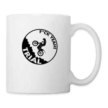 Procès f * ck yeah! - Mug blanc - blanc - Droite