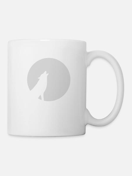 Wolf - Tasse - Weiß