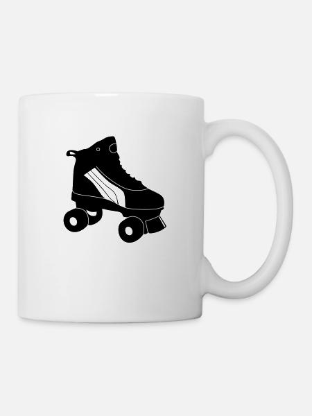 Roller - Mug blanc - blanc