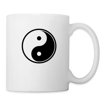 Yin und Yang - Tasse - Weiß - Rechts