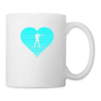 biathlon - Mug blanc - blanc - Droite