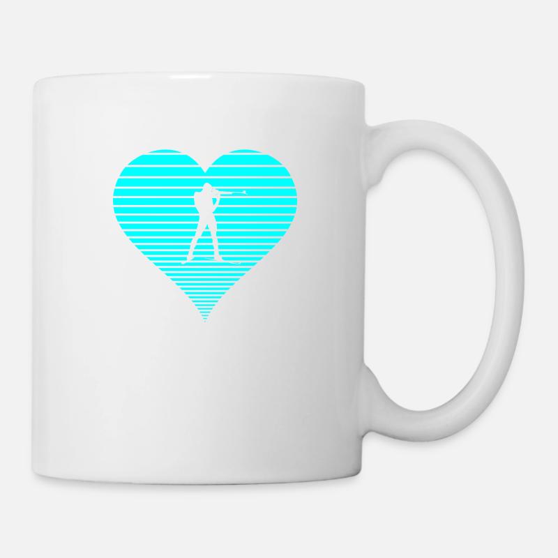 biathlon - Mug blanc - blanc