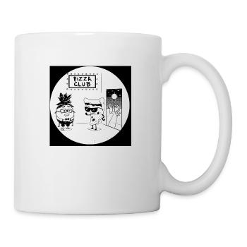 Pizza Club - Tasse - Weiß - Rechts