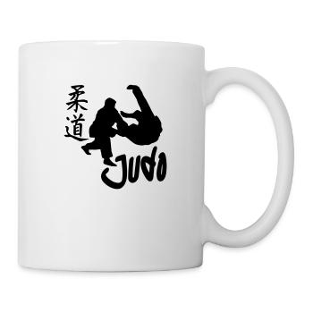 judo - Tasse - Weiß - Rechts