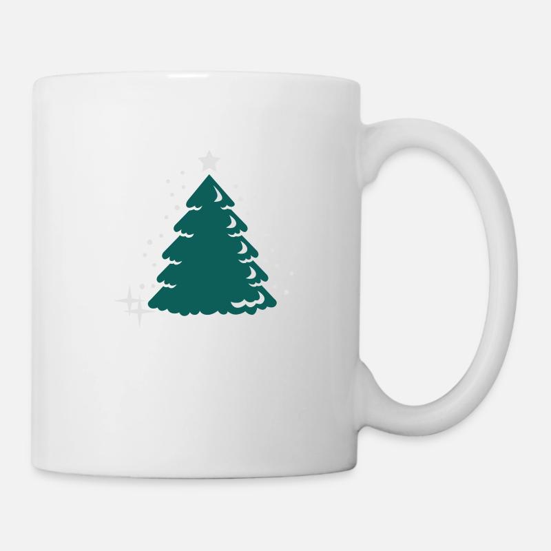 Noël - Noël - Noël - Arbre de Noël - 2C - Mug blanc - blanc