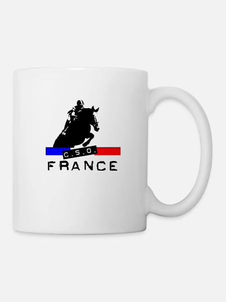 cso france - Mug blanc - blanc