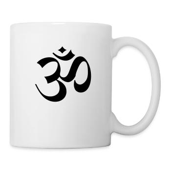 om_zeichen__f1 - Tasse - Weiß - Rechts
