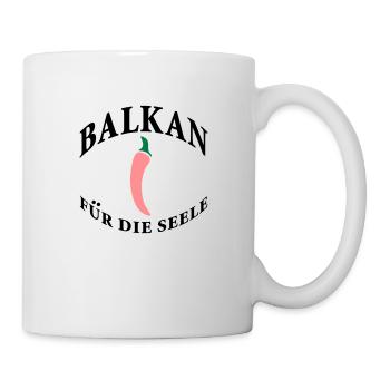 balkan für die seele - Tasse - Weiß - Rechts