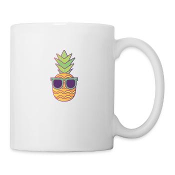 Cool ANANAS - Mug blanc - blanc - Droite