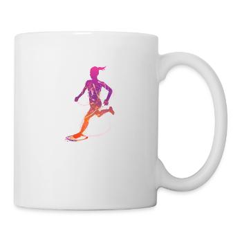 cross-country féminin de - Mug blanc - blanc - Droite