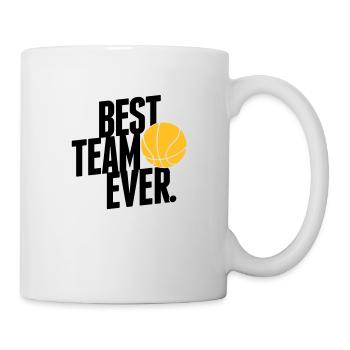 Best Team ever - Basketball - Tasse - Weiß - Rechts