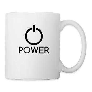 power__f1 - Mug blanc - blanc - Droite