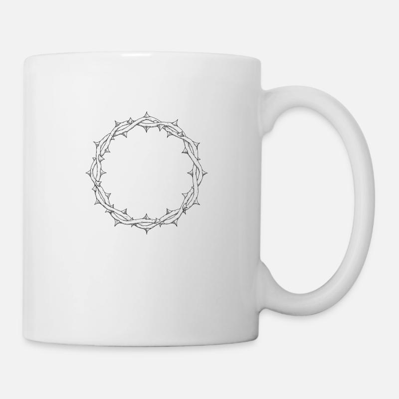 crown of thorns - Tasse - Weiß